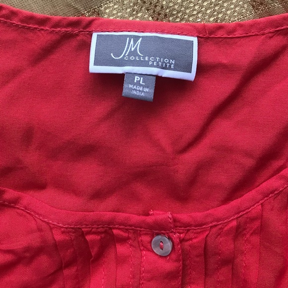 NEW! JM Collection Petite Shirt - Picture 3 of 5